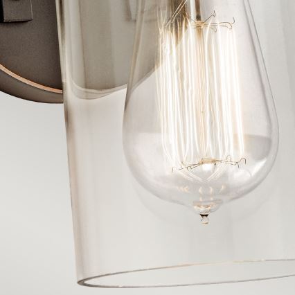 Elstead KL-BRINLEY1-OZ - Aplique BRINLEY 1xE27/60W/230V antracita