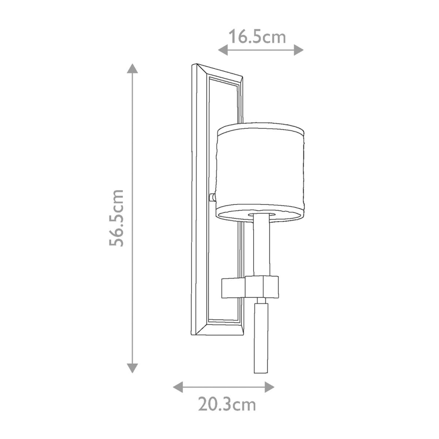 Elstead KL-CELESTIAL1 - Aplique CELESTIAL 1xE14/60W/230V