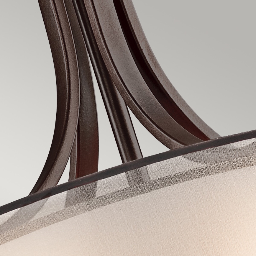Elstead KL-LACEY-P-L-MB - Lámpara colgante con cadena LACEY 4xE27/60W/230V
