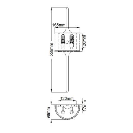 Elstead - Lámpara LED de baño MONA 2xG9/3,5W/230V IP44 cromo mate