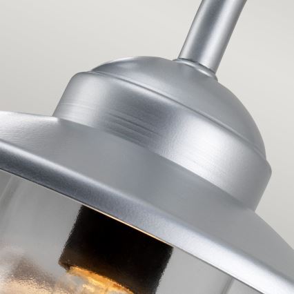 Elstead - Aplique de pared exterior KLAMPENBORG 1xE27/60W/230V IP44 cromo mate