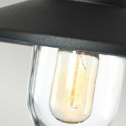 Elstead - Luminaria exterior KLAMPENBORG 1xE27/60W/230V IP44 negra