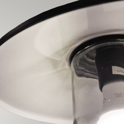 Elstead - Luminaria exterior KLAMPENBORG 1xE27/60W/230V IP44 negra