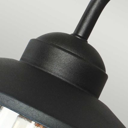 Elstead - Luminaria exterior KLAMPENBORG 1xE27/60W/230V IP44 negra