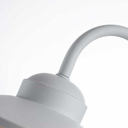 Elstead - Aplique de pared exterior KLAMPENBORG 1xE27/60W/230V IP44 blanco