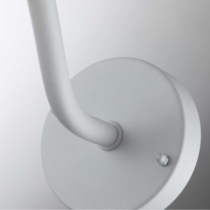 Elstead - Aplique de pared exterior KLAMPENBORG 1xE27/60W/230V IP44 blanco