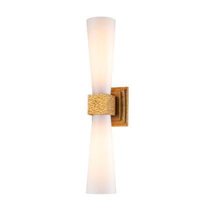 Elstead - Aplique de pared LED para baño KRISTY 2xG9/4W/230V IP44, acabado en cobre