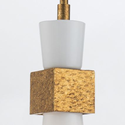 Elstead - Lámpara de techo con varilla KRISTY 1xE27/40W/230V Ø 15,2 cm acabado cobre
