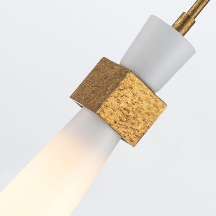 Elstead - Lámpara de techo con varilla KRISTY 1xE27/40W/230V Ø 15,2 cm acabado cobre