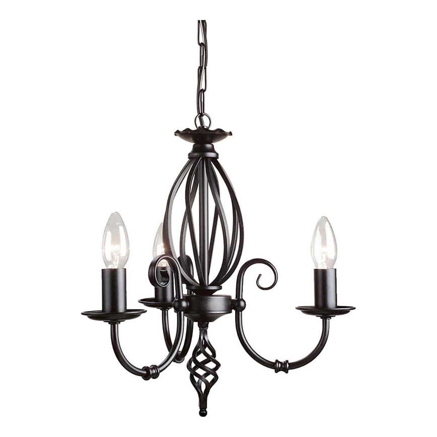 Elstead - Lámpara colgante con cadena ARTISAN 3xE14/60W/230V