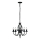Elstead - Lámpara colgante con cadena ARTISAN 5xE14/60W/230V