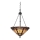 Elstead - Lámpara colgante con cadena Tiffany BELLE 3xE27/100W/230V