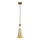 Elstead - Lámpara colgante ETOILE 1xE27/60W/230V diá. 13,3 cm dorado