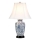 Elstead - Lámpara de mesa AZUL GINGER JAR 1xE27/60W/230V