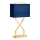 Elstead - Lámpara de mesa CROSS 1xE27/60W/230V dorado/azul