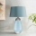 Elstead - Lámpara de mesa LED LENA 1xE27/40W/230V + 1xGU10/7W 74 cm azul