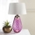 Elstead - Lámpara de mesa LED LENA 1xE27/40W/230V + 1xGU10/7W 74 cm rosa/blanco