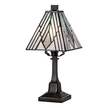 Elstead - Lámpara de mesa Tiffany ALDERLEY 1xE14/40W/230V 32,3 cm