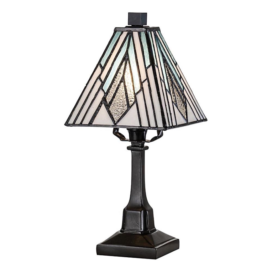 Elstead - Lámpara de mesa Tiffany ALDERLEY 1xE14/40W/230V 32,3 cm