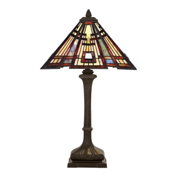 Elstead - Lámpara de sobremesa Tiffany CLASSIC 2xE27/60W/230V