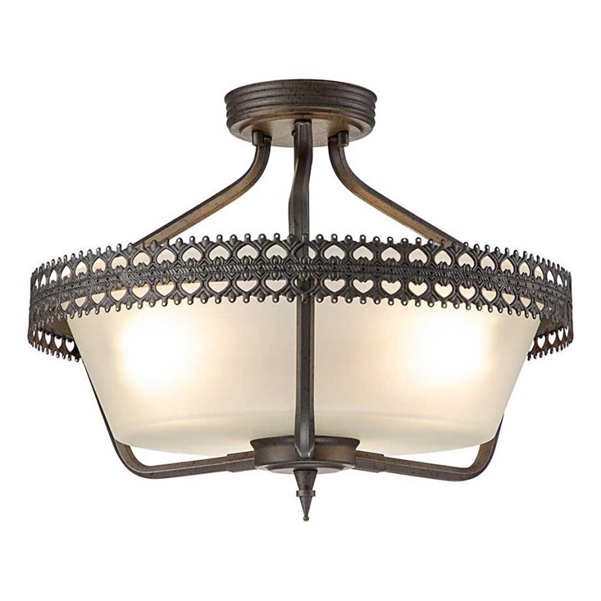Elstead - Lámpara de techo CROWN 3xE27/60W/230V