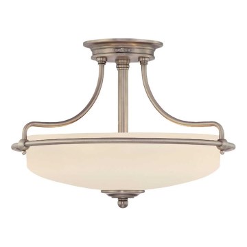 Elstead - Lámpara de techo GRIFFIN 3xE27/100W/230V cromo brillante