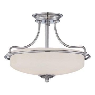 Elstead - Lámpara de techo GRIFFIN 3xE27/100W/230V cromo brillante