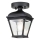 Elstead - Lámpara de techo para exterior BAYVIEW 1xE27/60W/230V IP44 negra