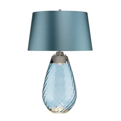 Elstead - Lámpara de mesa LED LENA 1xE27/40W/230V + 1xGU10/7W 74 cm azul