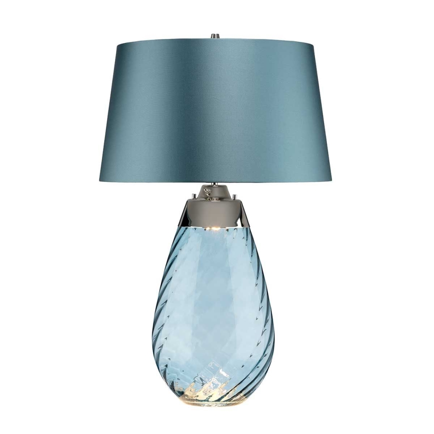 Elstead - Lámpara de mesa LED LENA 1xE27/40W/230V + 1xGU10/7W 74 cm azul