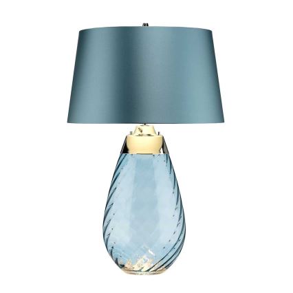 Elstead - Lámpara de mesa LED LENA 1xE27/40W/230V + 1xGU10/7W 74 cm azul