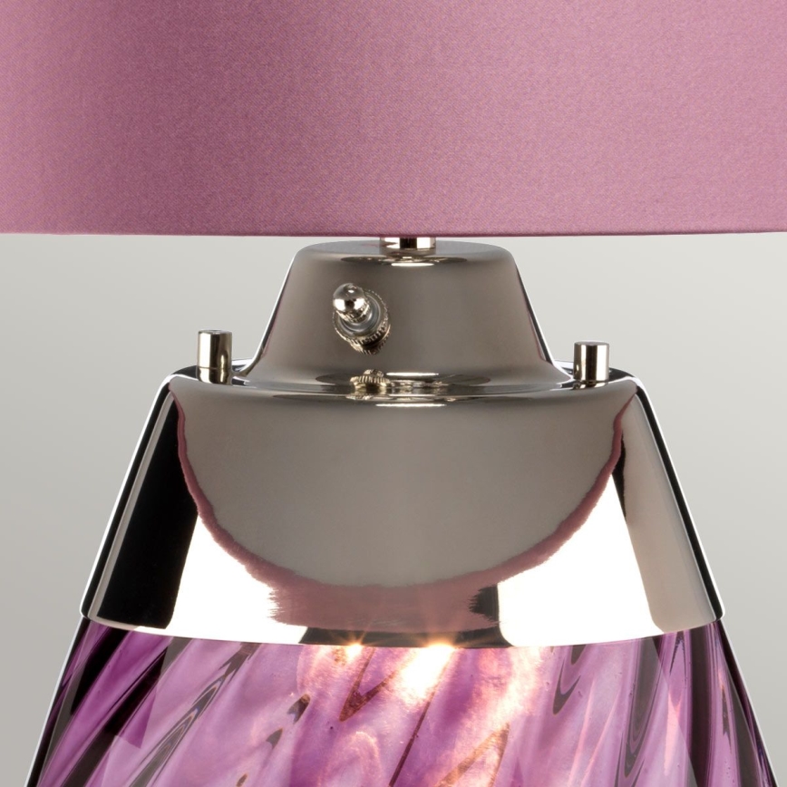 Elstead - Lámpara de mesa LED LENA 1xE27/40W/230V + 1xGU10/7W 74 cm rosa