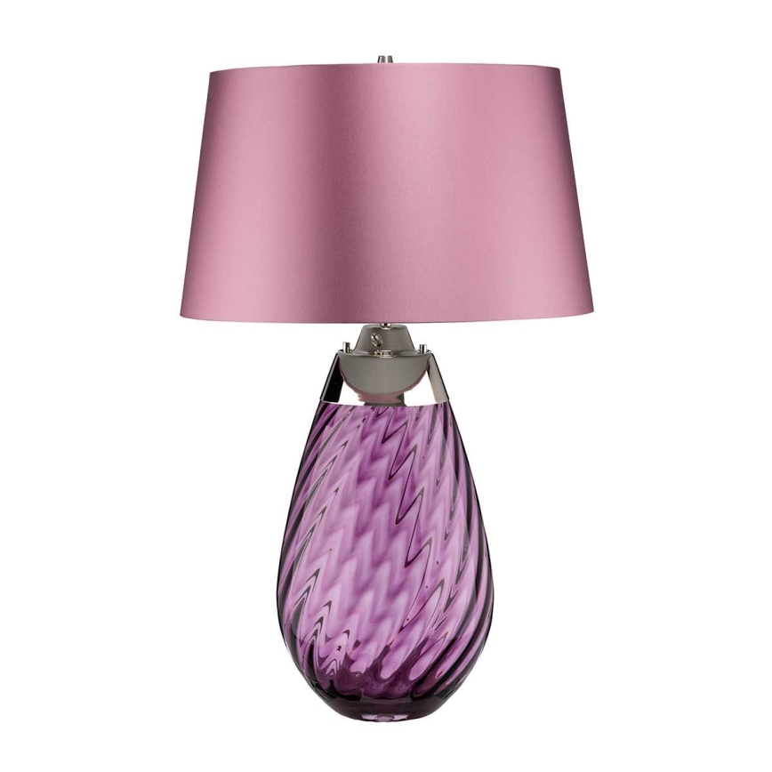 Elstead - Lámpara de mesa LED LENA 1xE27/40W/230V + 1xGU10/7W 74 cm rosa