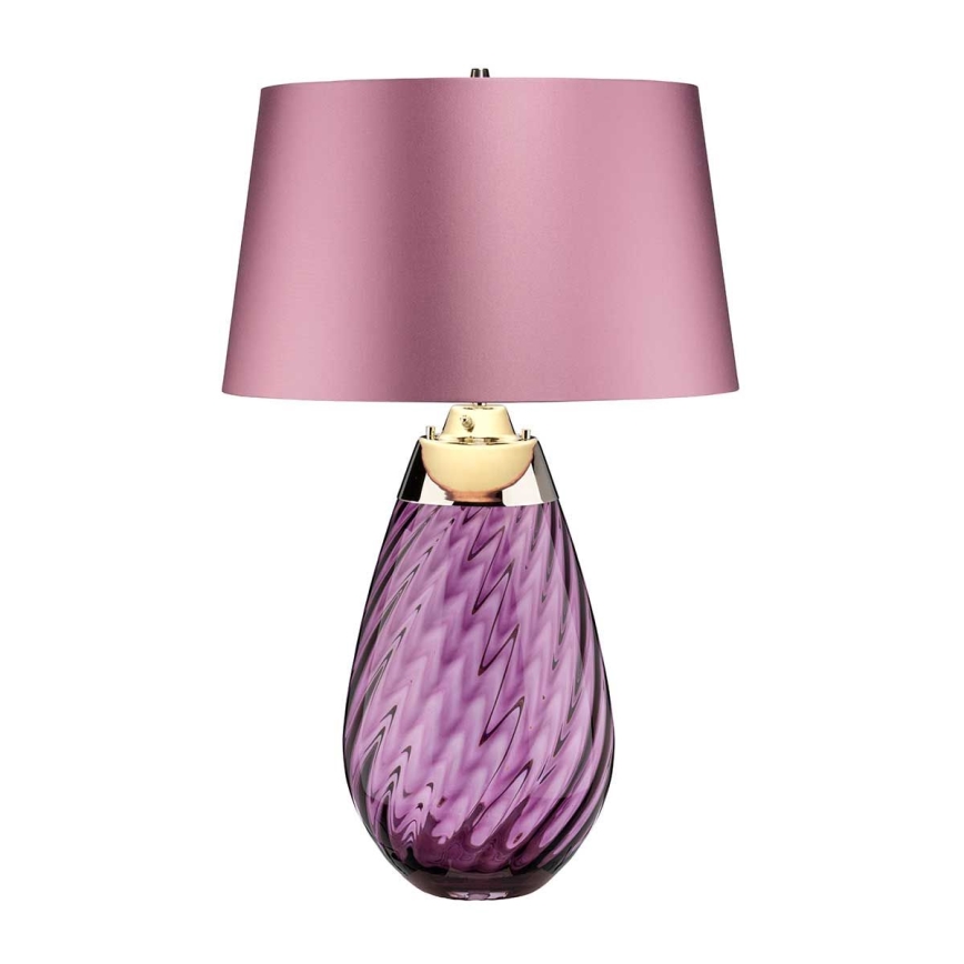 Elstead - Lámpara de mesa LED LENA 1xE27/40W/230V + 1xGU10/7W 74 cm rosa