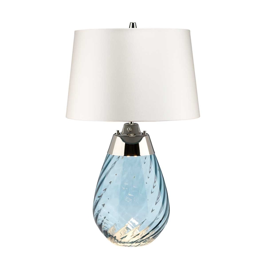 Elstead - Lámpara de mesa LED LENA 1xE27/60W/230V + 1xGU10/7W 60,5cm azul/blanco