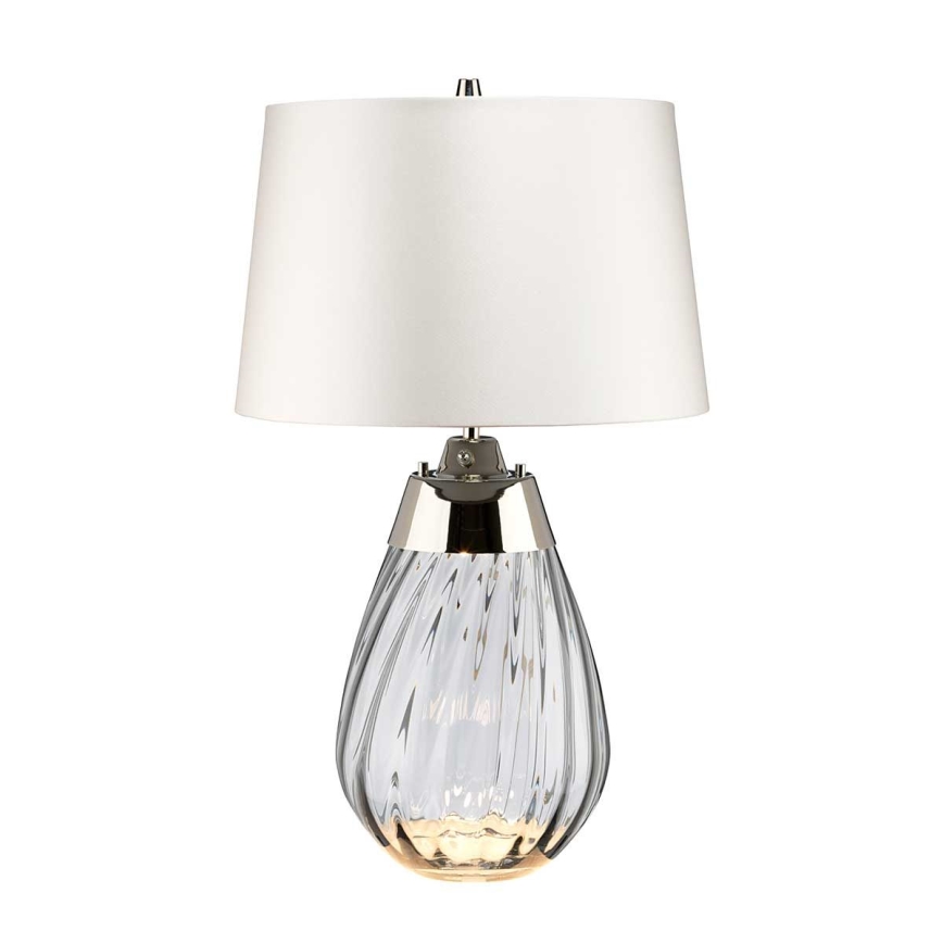 Elstead - Lámpara de mesa LED LENA 1xE27/60W/230V + 1xGU10/7W 60,5 cm blanco