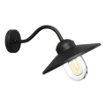 Elstead - Luminaria exterior KLAMPENBORG 1xE27/60W/230V IP44 negra