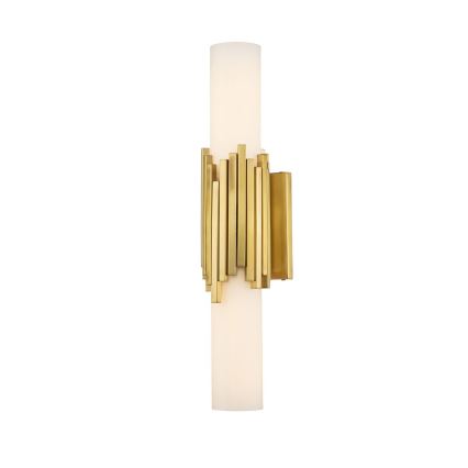 Elstead - Aplique de pared LED para baño MARVELE 2xG9/4W/230V IP44