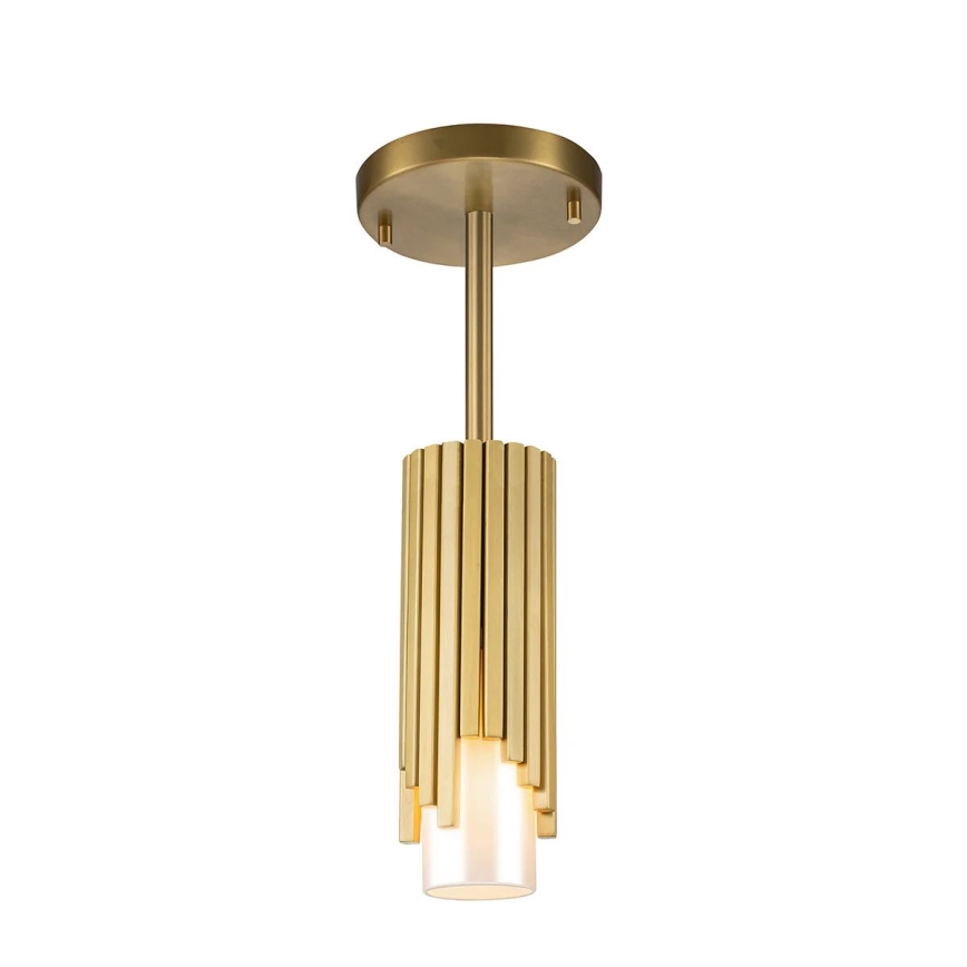 Elstead - Lámpara de techo con varilla MARVELE 1xE14/40W/230V dorada