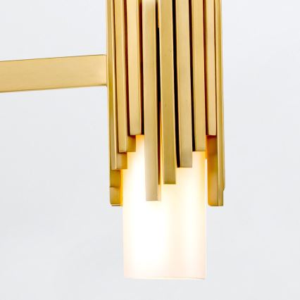 Elstead - Lámpara colgante con varilla MARVELE 6xE14/40W/230V acabado dorado