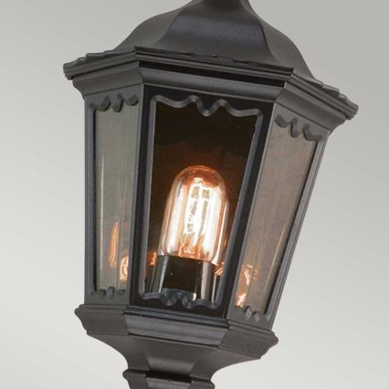 Elstead - Aplique de pared exterior MEDSTEAD 1xE27/60W/230V IP44 negro