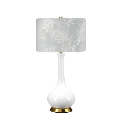 Elstead - Lámpara de mesa MILO 1xE27/60W/230V gris