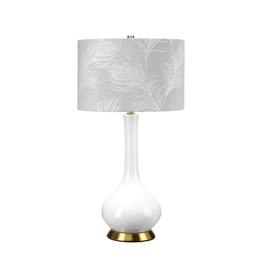 Elstead - Lámpara de mesa MILO 1xE27/60W/230V gris