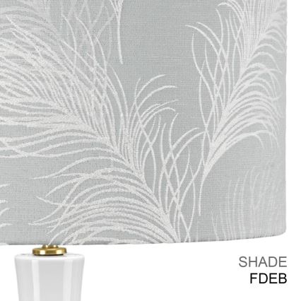 Elstead - Lámpara de mesa MILO 1xE27/60W/230V gris