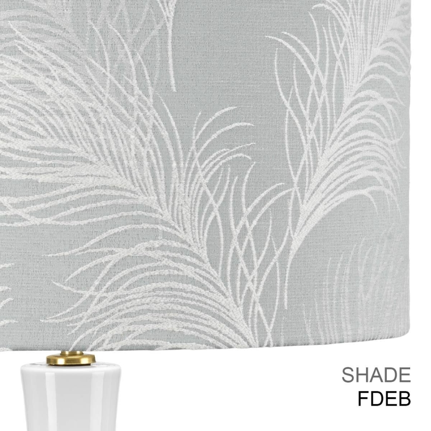 Elstead - Lámpara de mesa MILO 1xE27/60W/230V gris
