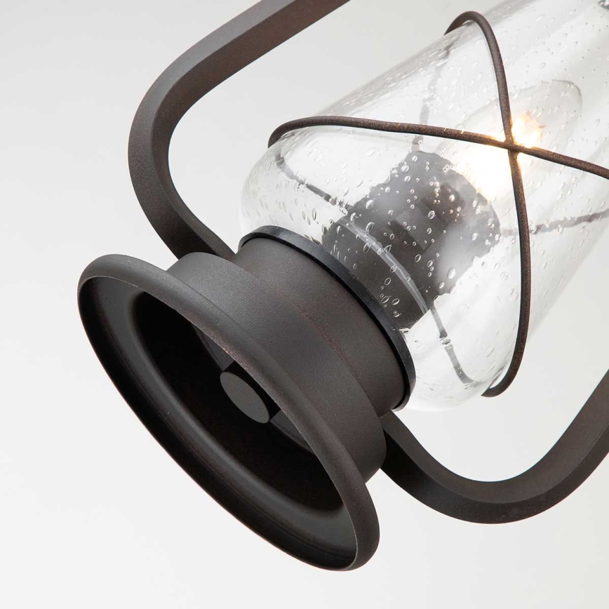 Elstead - Lámpara colgante de exterior con cadena MINERS 1xE27/60W/230V IP44 bronce
