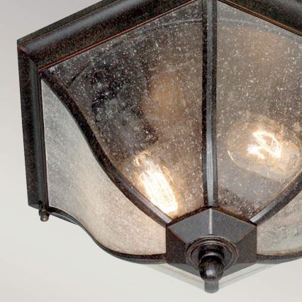 Elstead - Plafón de exterior NEW ENGLAND 2xE27/60W/230V IP44
