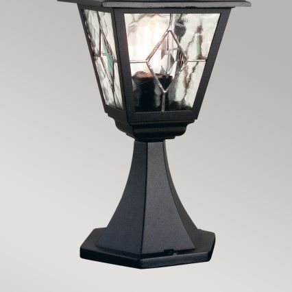 Elstead NR3-BLK - Lámpara de exterior NORFOLK 1xE27/100W/230V IP43
