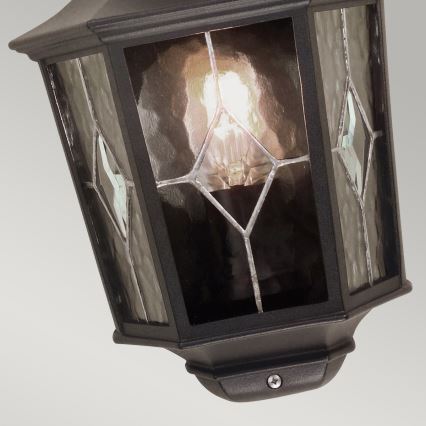 Elstead NR7-2-BLK - Aplique de exterior NORFOLK 1xE27/100W/230V IP43