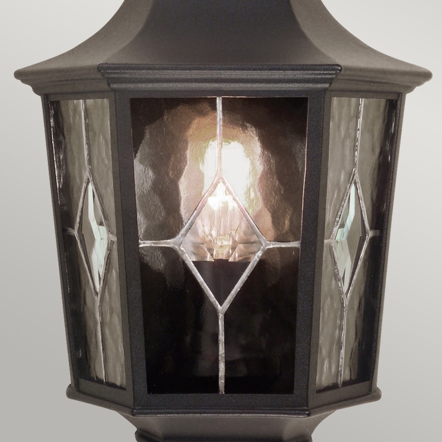 Elstead NR7-2-BLK - Aplique de exterior NORFOLK 1xE27/100W/230V IP43